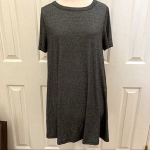 Short Sleeves Swing T-Shirt Dress sz L